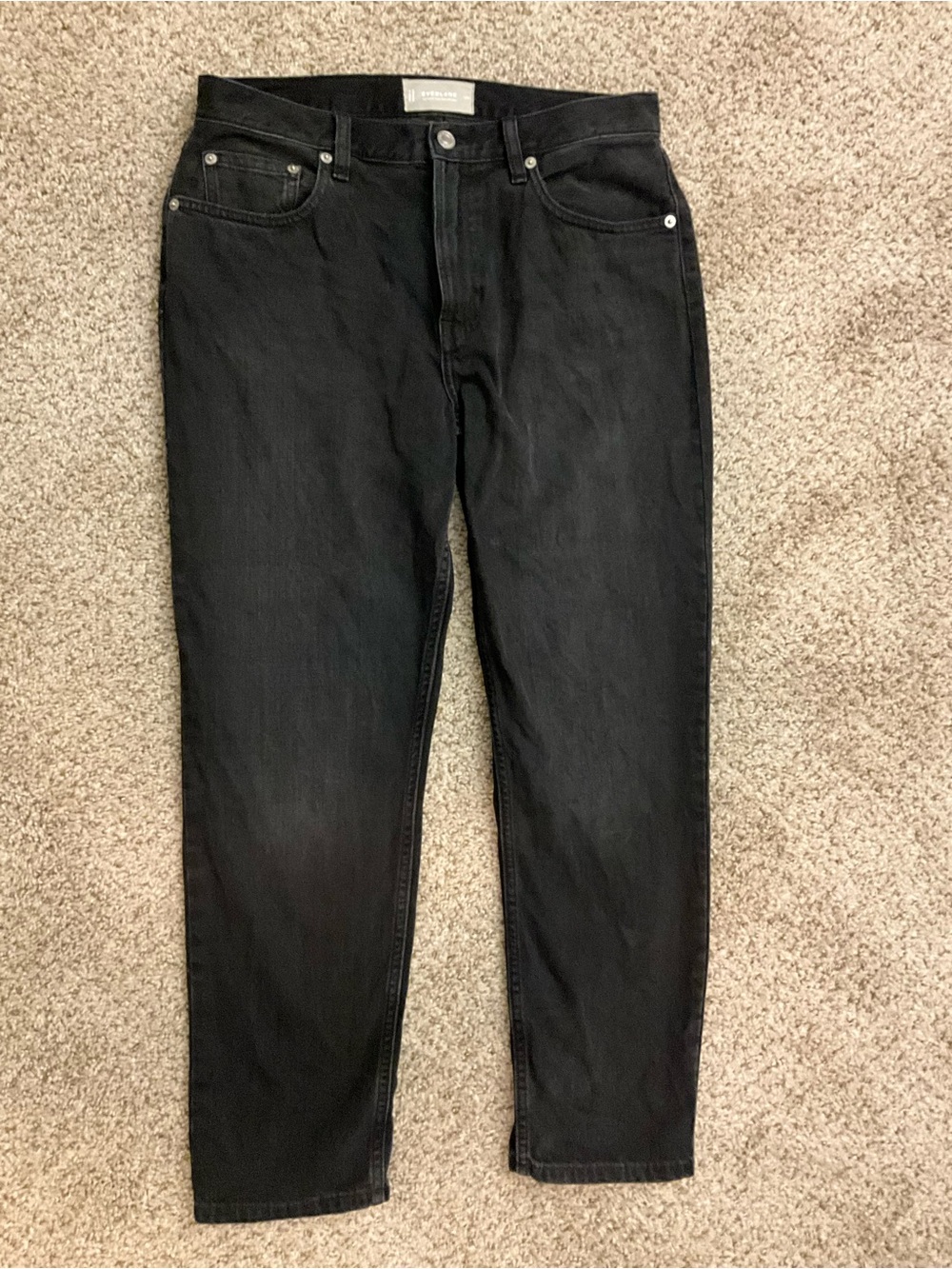 Everlane the super soft relaxed Jeans — Black